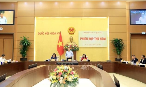 Thông qua Nghị quyết công bố kết quả bầu cử và danh sách những người trúng cử đại biểu Quốc hội khóa XVI