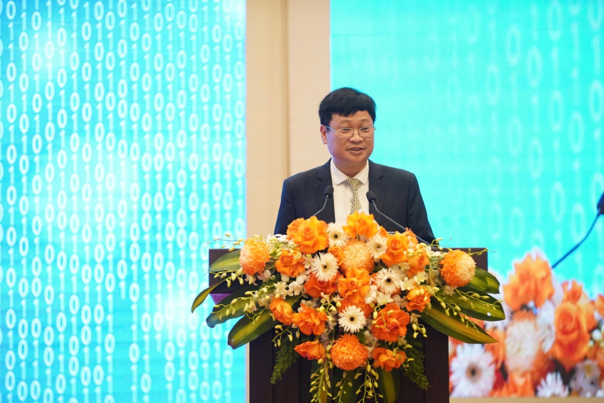 Ông Nguyễn Khắc Lịch,&nbsp;Cục trưởng Cục Công nghiệp Công nghệ thông tin, phát biểu tại hội thảo.