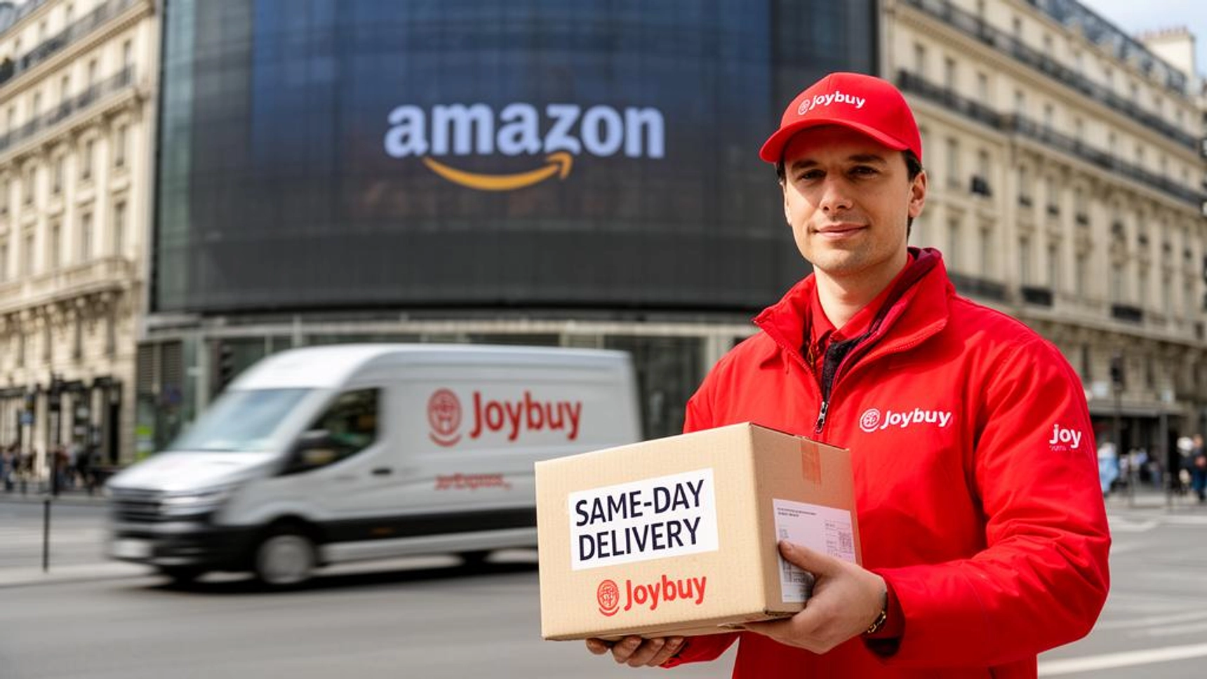 Tại châu Âu, JD.com cho biết người dùng có thể nhận hàng trong ngày nếu đặt trước 11 giờ sáng.
