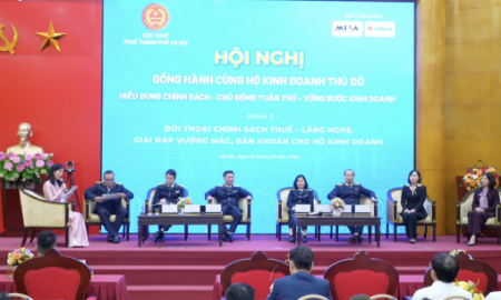 Hội nghị “Đồng hành cùng hộ kinh doanh Thủ đô” do Thuế TP.Hà Nội tổ chức ngày 23/3