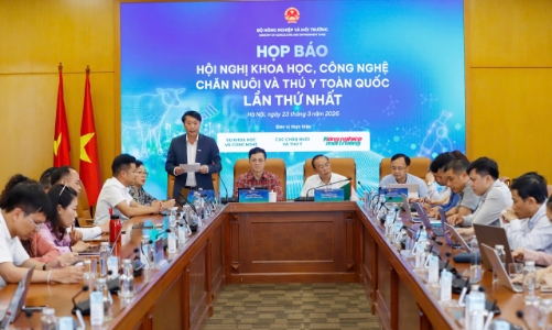Sắp diễn ra Hội nghị Khoa học, Công nghệ chăn nuôi và thú y toàn quốc lần thứ nhất 