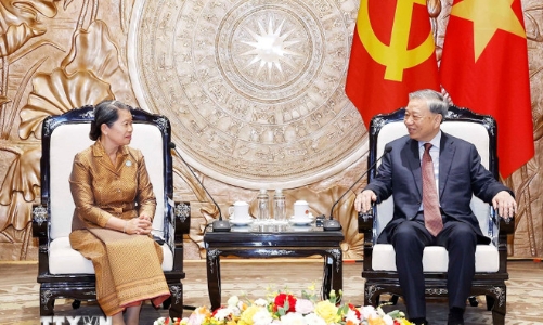 Tổng Bí thư Tô Lâm: Việt Nam ủng hộ Campuchia phát triển hòa bình, ổn định 