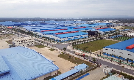 Khu công nghiệp Tam Thăng nằm ở phía Nam thành phố Đà Nẵng đang thu hút các nhà đầu tư sản xuất xanh