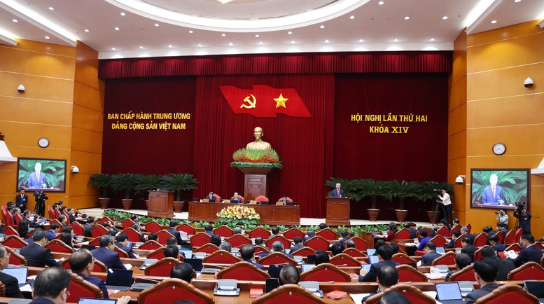Tổng Bí thư Tô Lâm phát biểu khai mạc Hội nghị - Ảnh VGP