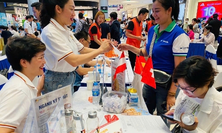 Doanh nghiệp tuyển dụng lao động. Ảnh: N.D.