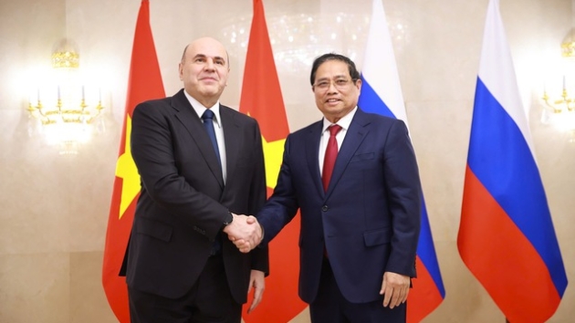 Vietnamese, Russian Prime Ministers hold talks in Moscow