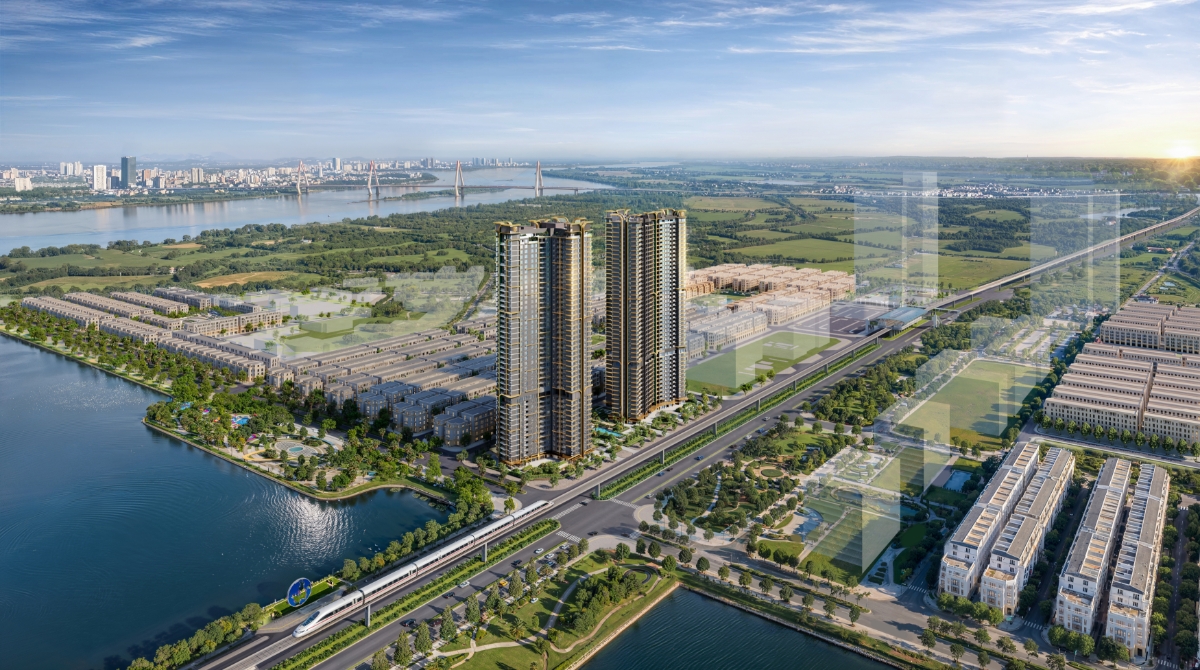 Vùng Đông Bắc Thủ đô được kỳ vọng hưởng lợi lớn từ hạ tầng khu vực.