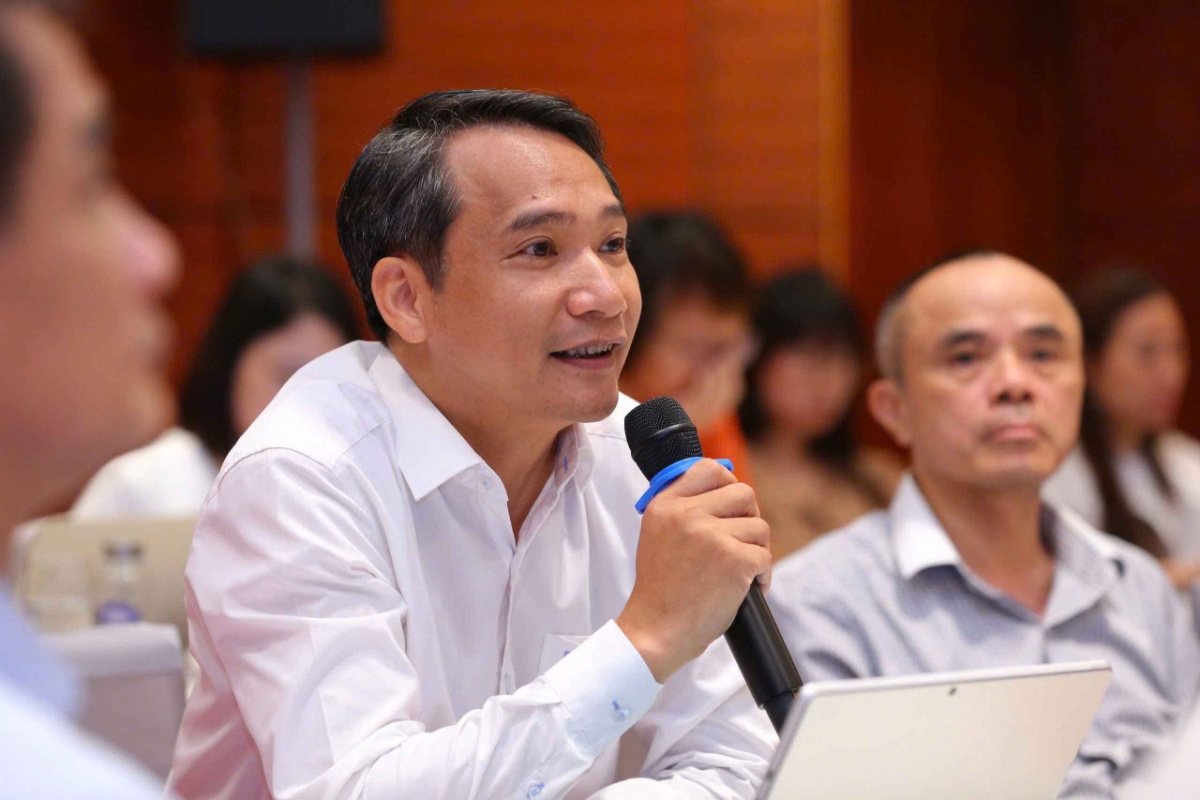 Ông Vương Duy Dũng, Phó Cục trưởng Cục Quản lý nhà và thị trường bất động sản. Ảnh: Trần Kháng.