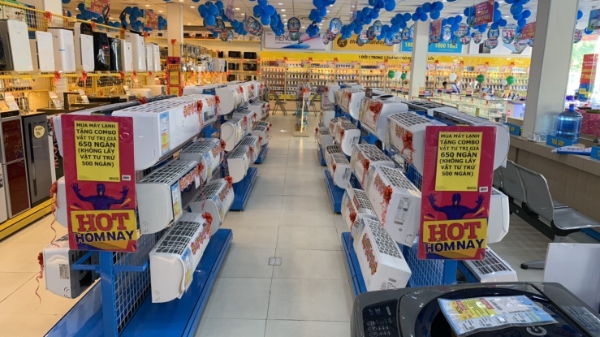 Thị trường điện máy gia dụng “đón hè” sớm