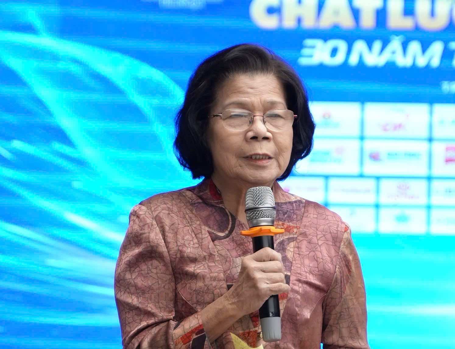 Bà Vũ Kim Hạnh, Chủ tịch Hiệp hội Doanh nghiệp hàng Việt Nam chất lượng cao.