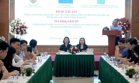 Quang cảnh hội thảo. Ảnh: MOJ.