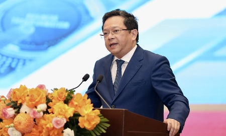 TS. Nguyễn Đức Hiển, Phó Trưởng ban, Ban Chính sách, chiến lược Trung ương phát biểu gợi mở tại Diễn đàn Kinh tế Việt Nam 2026.