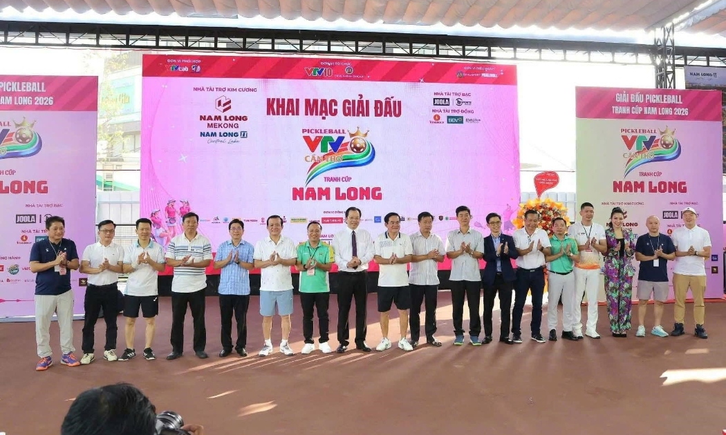 Giải Pickleball VTV Cần Thơ 2026 - Cúp Nam Long - mở ra điểm hẹn thể thao mới tại Cần Thơ