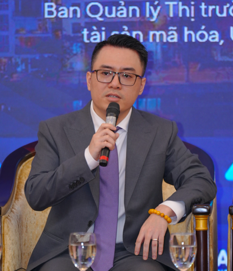 Ông Tô Trần Hoà, Phó trưởng Ban thường trực Ban Quản lý thị trường giao dịch tài sản mã hóa (Uỷ ban Chứng khoán Nhà nước).