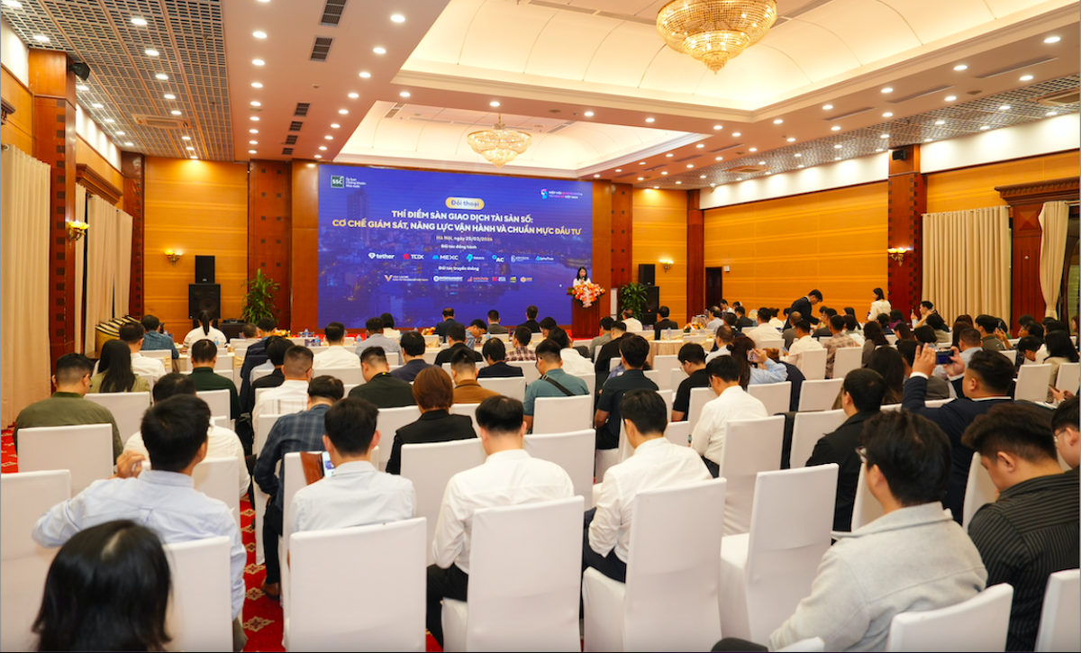 Đối thoại “Thí điểm Sàn giao dịch tài sản số: Cơ chế giám sát, năng lực vận hành và chuẩn mực đầu tư”, do Ủy ban Chứng khoán Nhà nước (Bộ Tài chính) phối hợp cùng Hiệp hội Blockchain và Tài sản số Việt Nam (VBA) tổ chức ngày 25/3.