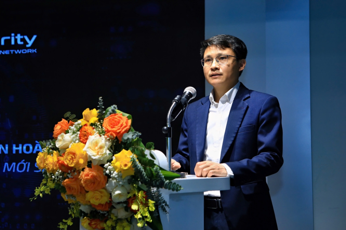 Ông Võ Xuân Hoài, Phó Giám đốc Trung tâm Đổi mới sáng tạo Quốc gia (NIC) phát biểu tại sự kiện.