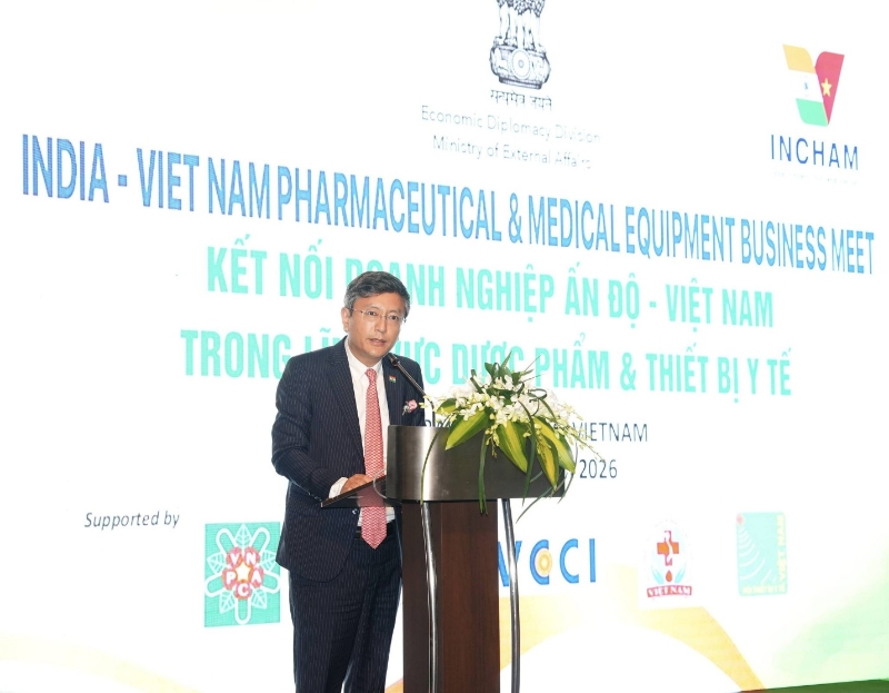 India - Vietnam pharmaceutical & medical equipment business meet held in Hanoi 