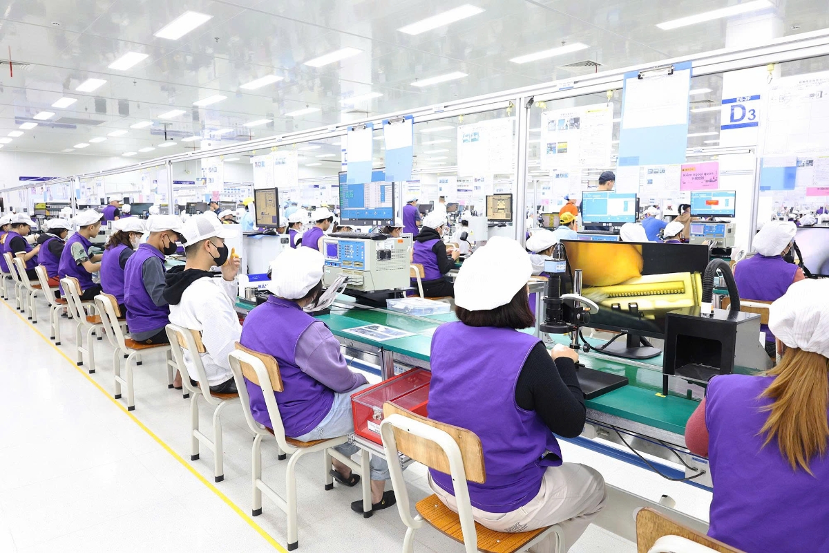 Nhà máy&nbsp;Luxshare – ICT chuyên sản xuất linh kiện điện tử tại Khu công nghiệp, đô thị và dịch vụ VSIP Nghệ An