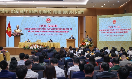 Hội nghị “Doanh nghiệp góp phần vào tăng trưởng hai con số và Thủ tướng Chính phủ tri ân doanh nghiệp” ngày 27/3/2026 tại TP. Hà Nội.