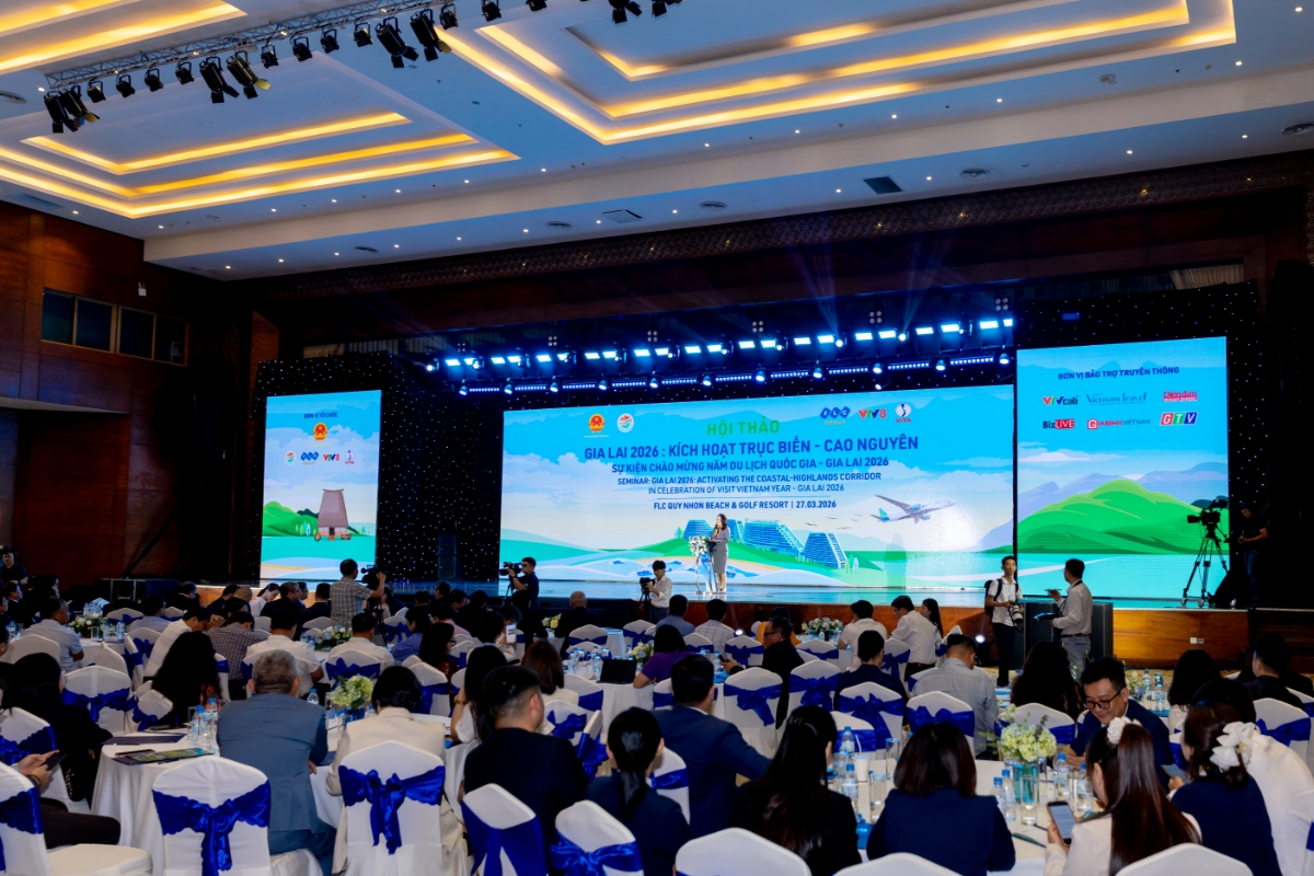 Hội thảo "Gia Lai 2026: Kích hoạt trục Biển - Cao nguyên" ngày 27/3 tại tỉnh Gia Lai.