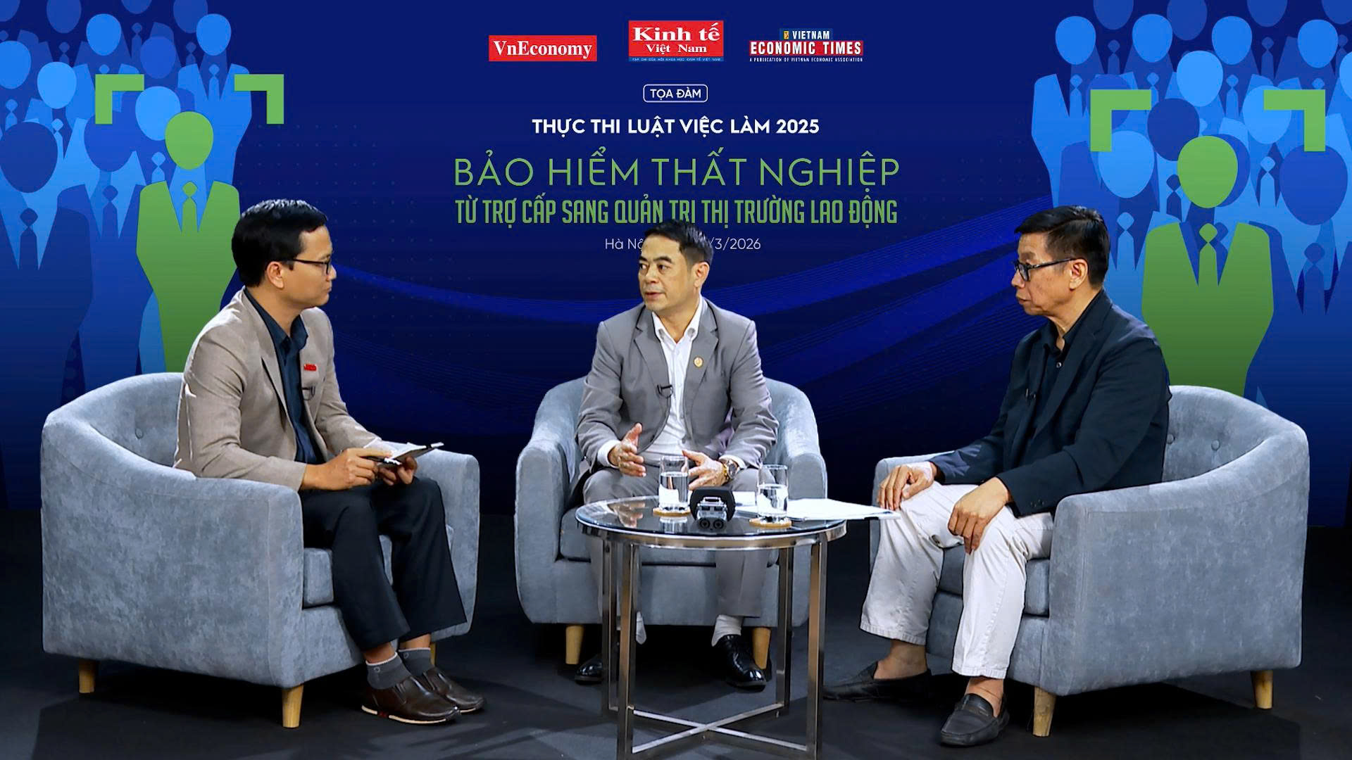 Tọa đàm chuyên đề: “Thực thi Luật Việc làm 2025: Bảo hiểm thất nghiệp – từ trợ cấp sang quản trị thị trường lao động". Ảnh: Việt Tuấn.