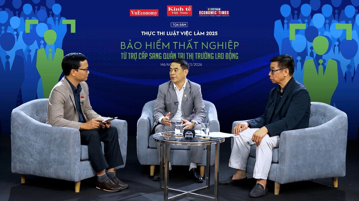 Tọa đàm chuyên đề: “Thực thi Luật Việc làm 2025: Bảo hiểm thất nghiệp – từ trợ cấp sang quản trị thị trường lao động". Ảnh: Việt Tuấn.