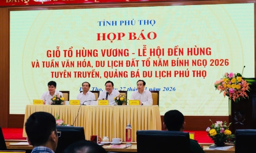 Phú Thọ công bố thông tin về Lễ Giỗ Tổ Hùng Vương và Tuần Văn hóa - Du lịch Đất Tổ 2026