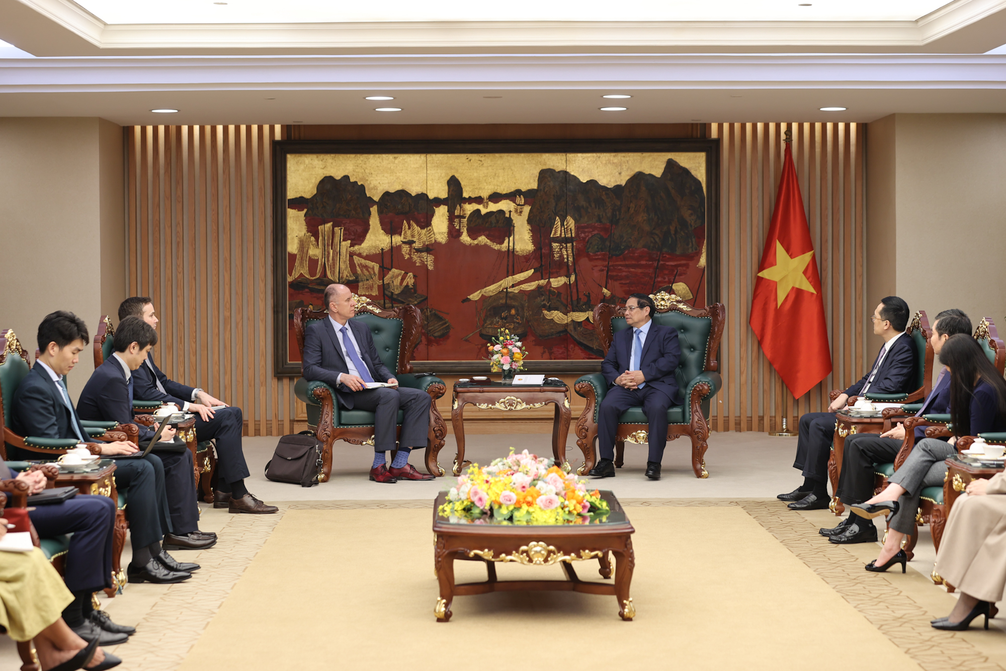 Toàn cảnh buổi làm việc. Ảnh: VGP.