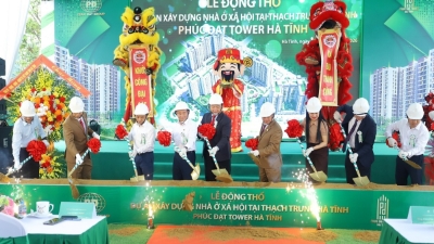 Work begins on 1,900 social housing units in Ha Tinh
