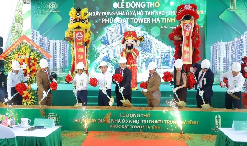 Work begins on 1,900 social housing units in Ha Tinh