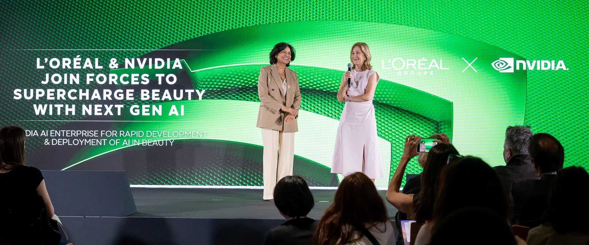 L’Oréal Groupe công bố mở rộng hợp tác với Nvidia.