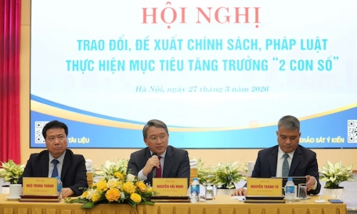 Xây dựng hệ thống pháp luật, tạo nền tảng cho mục tiêu tăng trưởng “hai con số”