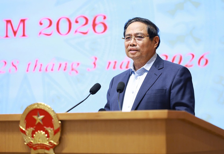 Thủ tướng Phạm Minh Chính chỉ đạo phiên họp - Ảnh: VGP. 