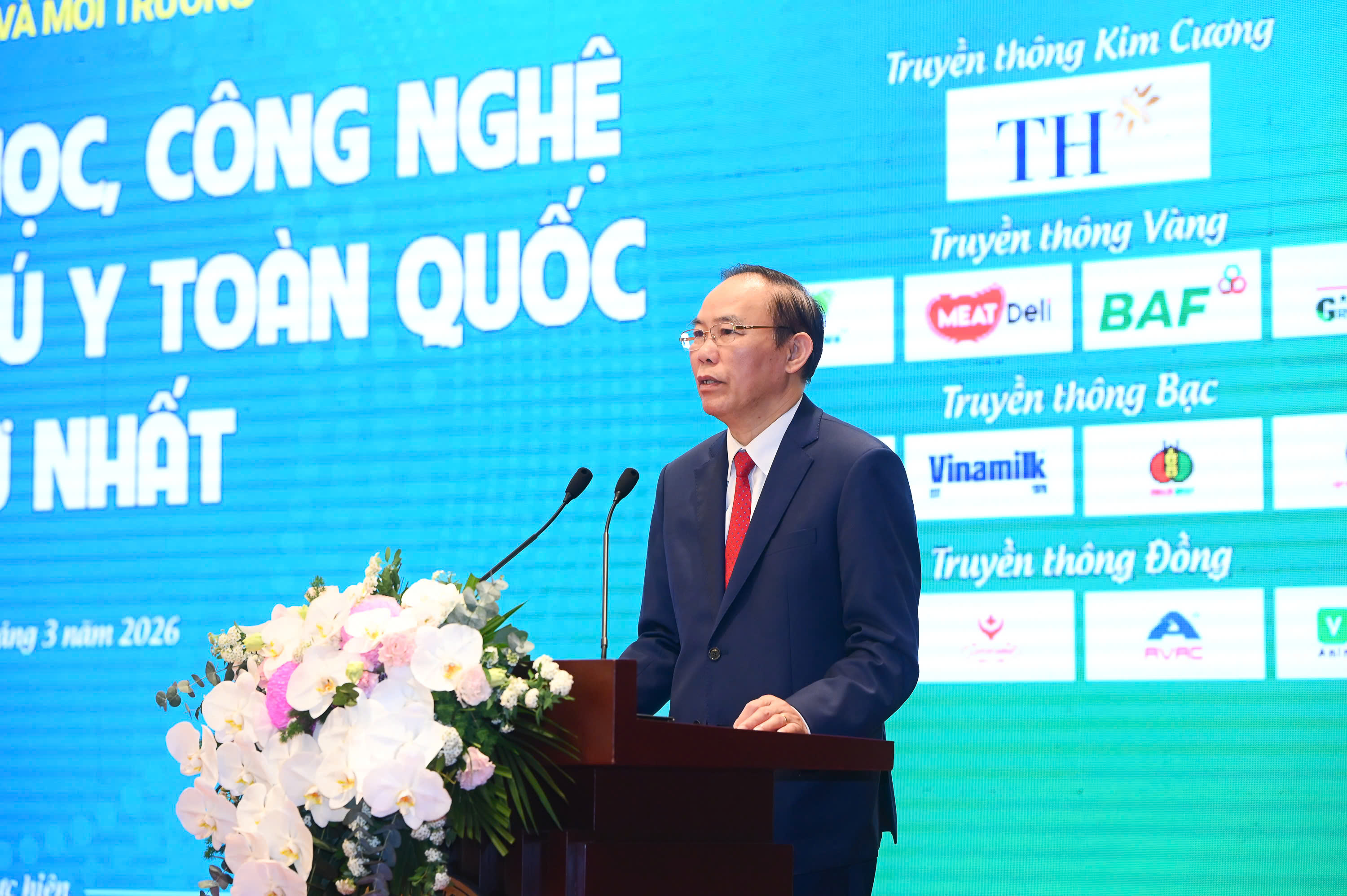 Ông Phùng Đức Tiến: "Quy mô ngành chăn nuôi Việt Nam khoảng 33 tỷ USD năm 2025. Ảnh: Chu Khôi.