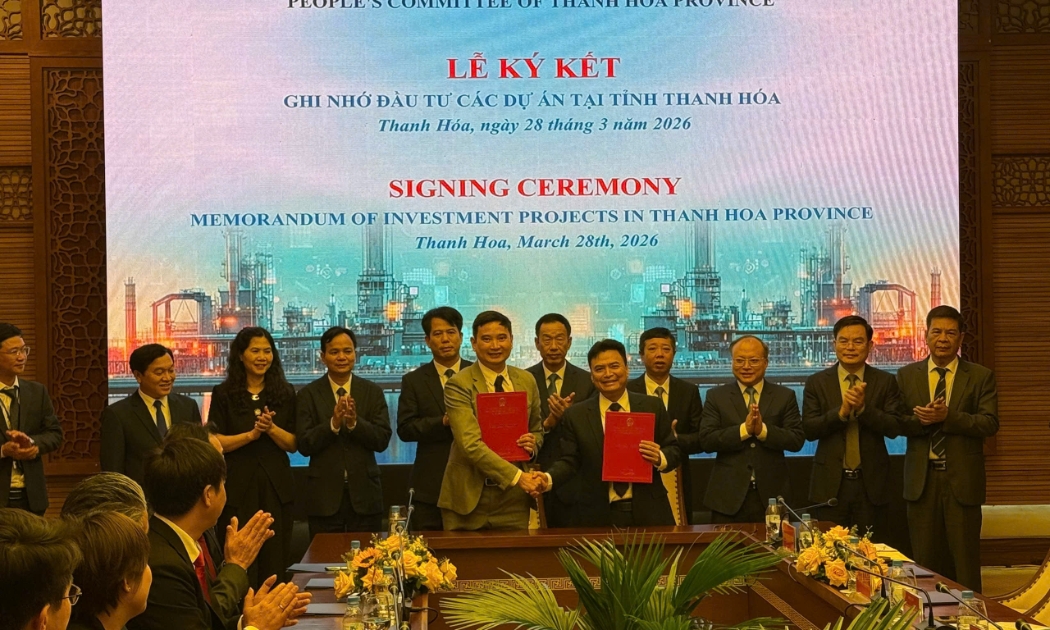 Thanh Hóa: Ký kết 14 Biên bản ghi nhớ đầu tư với tổng vốn gần 75.000 tỷ đồng