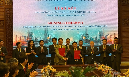 Nhiều Biên bản ghi nhớ được tỉnh Thanh Hóa ký kết với các nhà đầu tư