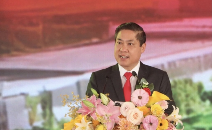 Phó chủ tịch UBND TP. Đà Nẵng Phan Thái Bình, phát biểu tại buổi lễ.