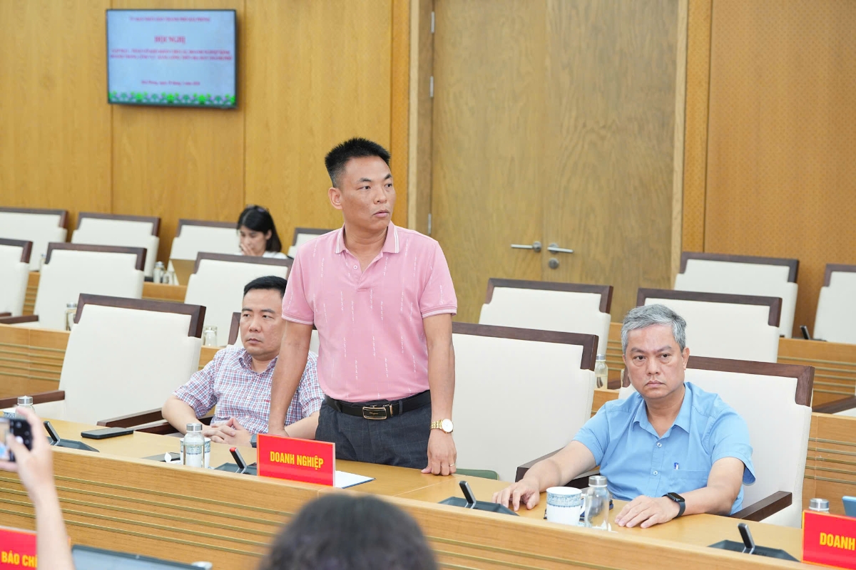 Đại diện doanh nghiệp nêu những khó khăn và kiến nghị nhằm tháo gỡ khó khăn cho doanh nghiệp kinh doanh xăng dầu, khí hoá lỏng.&nbsp;