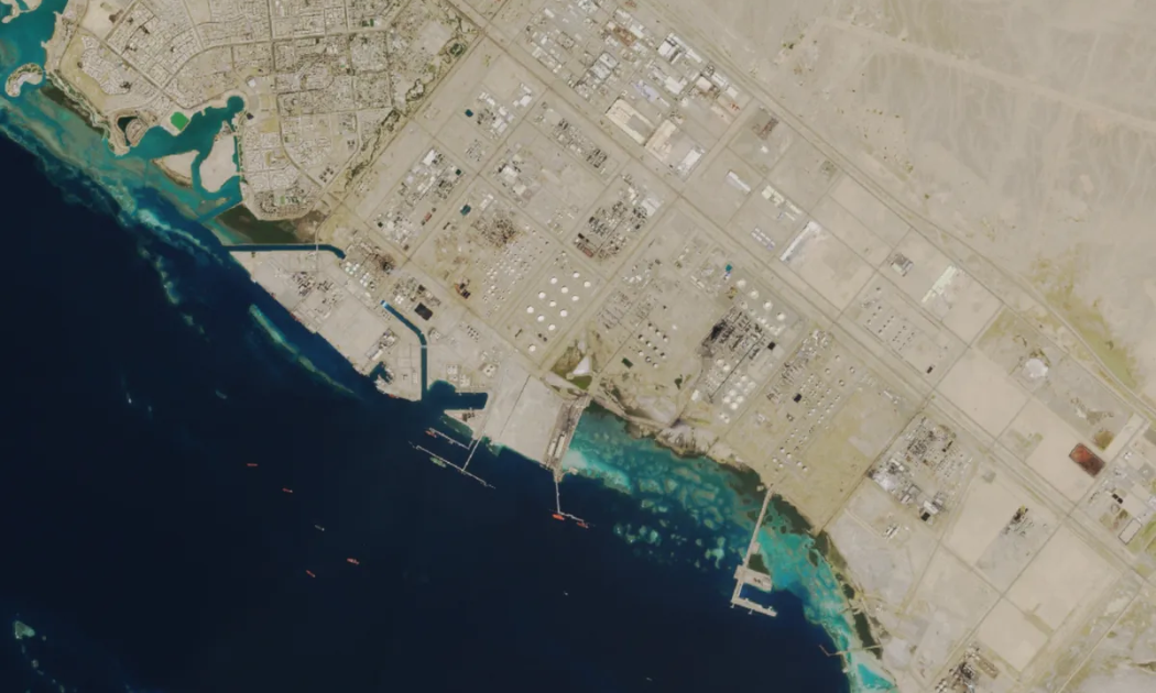 Cảng Yanbu - Ảnh: Copernicus/ESA