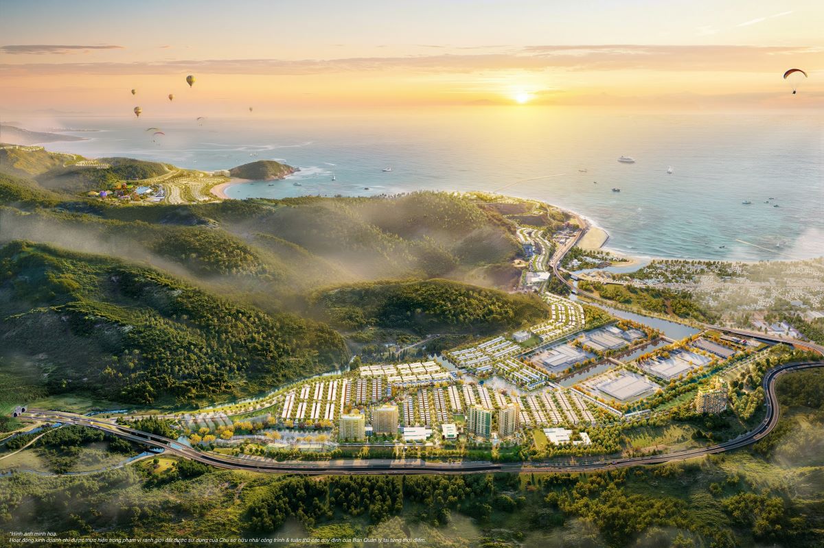 Hải Vân Bay - thiên hạ đệ nhất hùng quan là một trong những dự án nổi bật của Vinhomes đang gây ấn tượng mạnh với thị trường. Ảnh: Vinhomes.