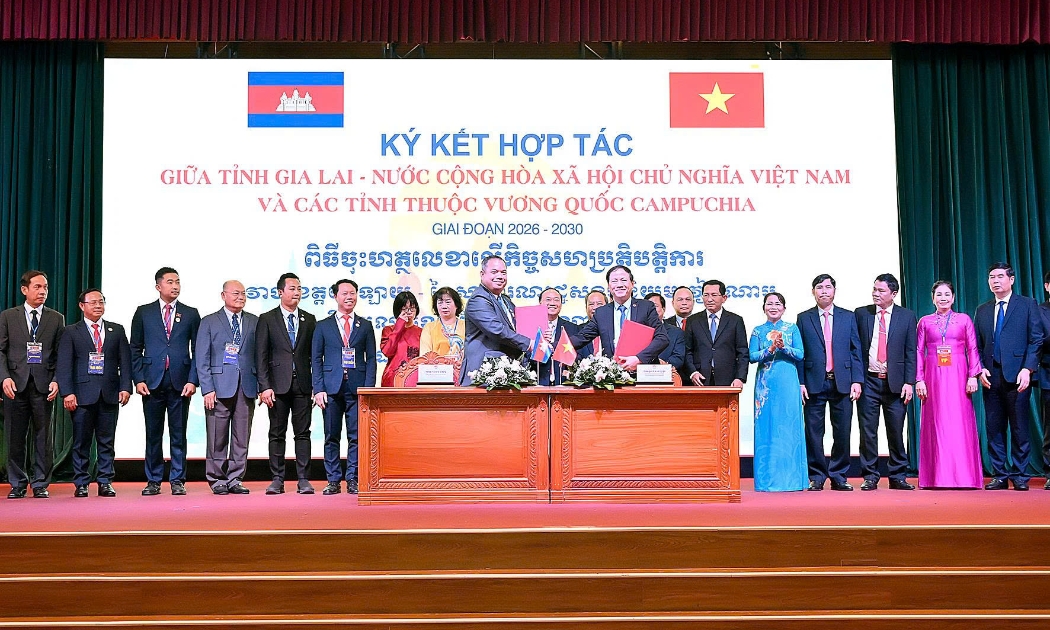 Gia Lai hợp tác toàn diện và thực chất hơn với các tỉnh Đông Bắc Campuchia 