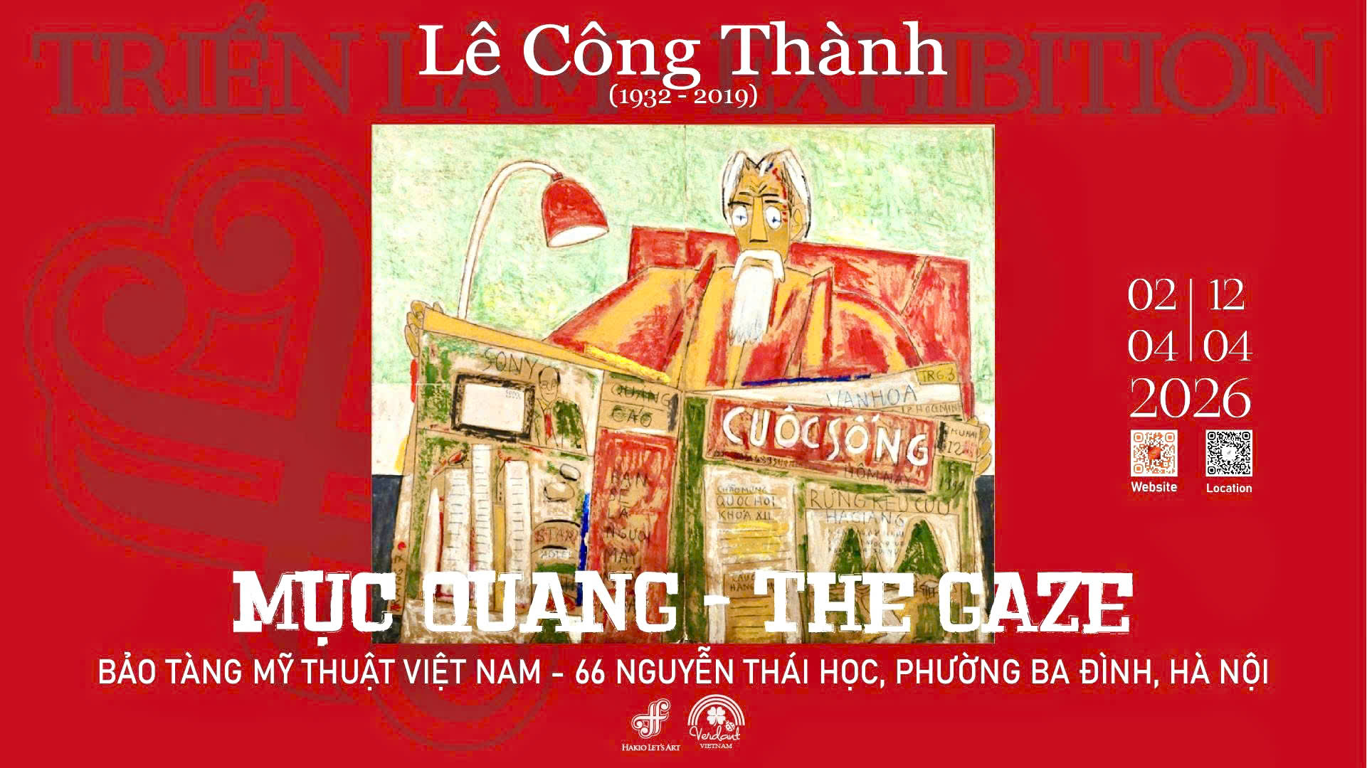Triển lãm di sản nghệ thuật của cố họa sĩ Lê Công Thành