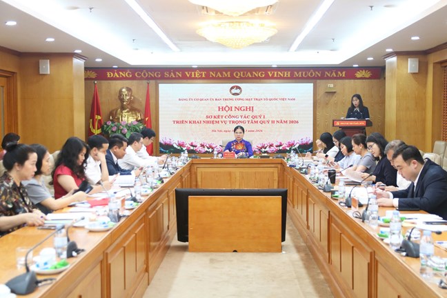 Quang cảnh Hội nghị. Ảnh: Mặt trận.