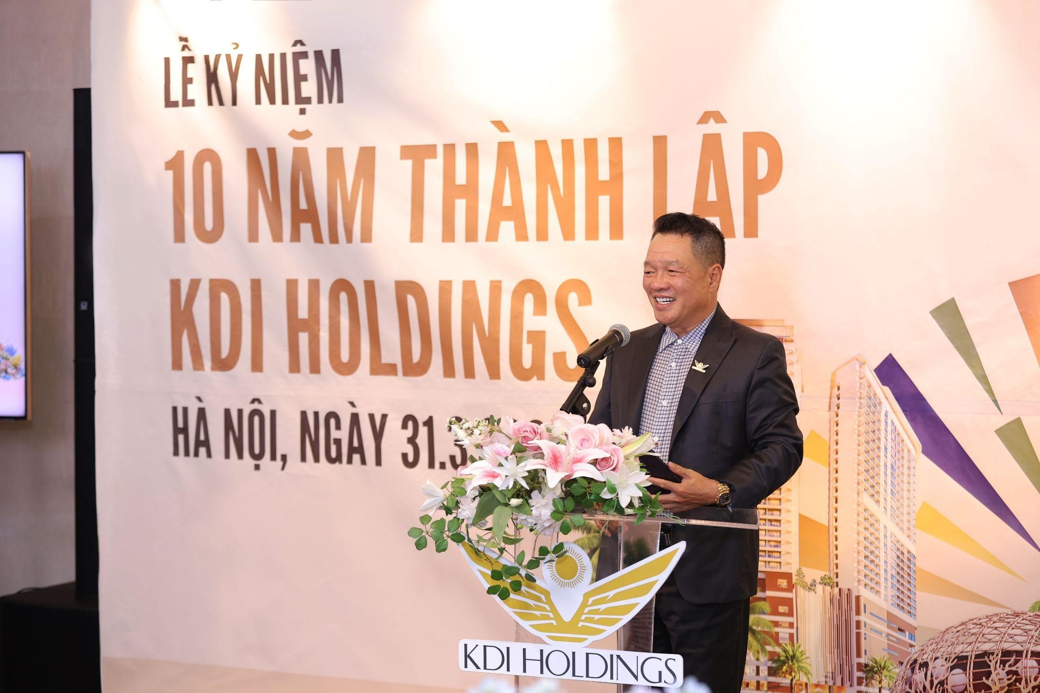 Ông Kiều Hữu Dũng - Chủ tịch HĐQT KDI Holdings chia sẻ về hành trình 10 năm kiến tạo nền móng và định hướng phát triển bền vững trong tương lai.