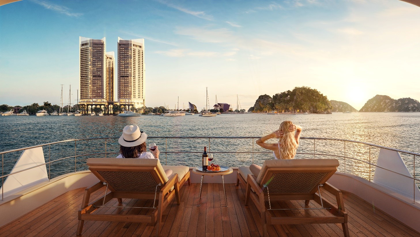 Crystal Holidays Harbour Vân Đồn sở hữu địa thế “di sản trong tầm với” hiếm có. Ảnh: Everland Group.