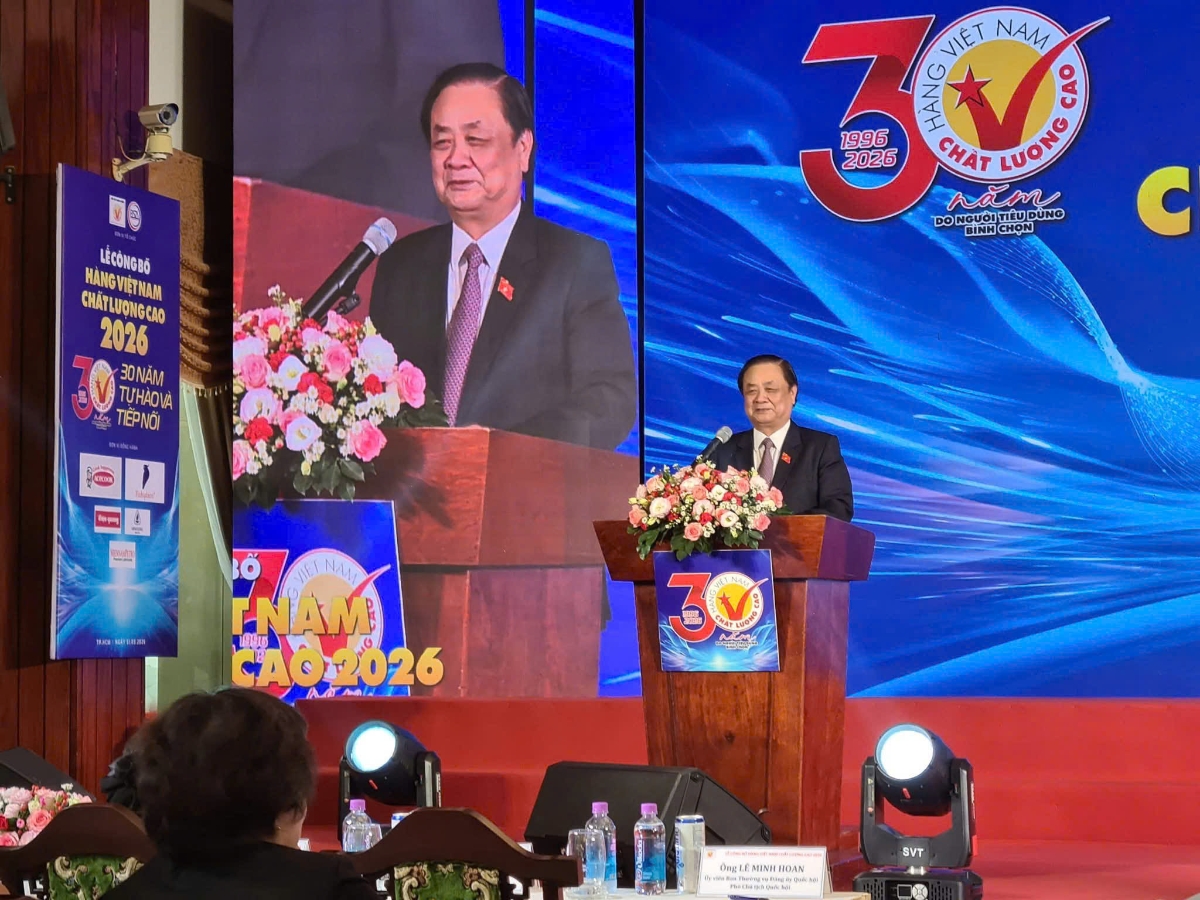 Phó Chủ tịch Quốc hội Lê Minh Hoan phát biểu tại sự kiện.