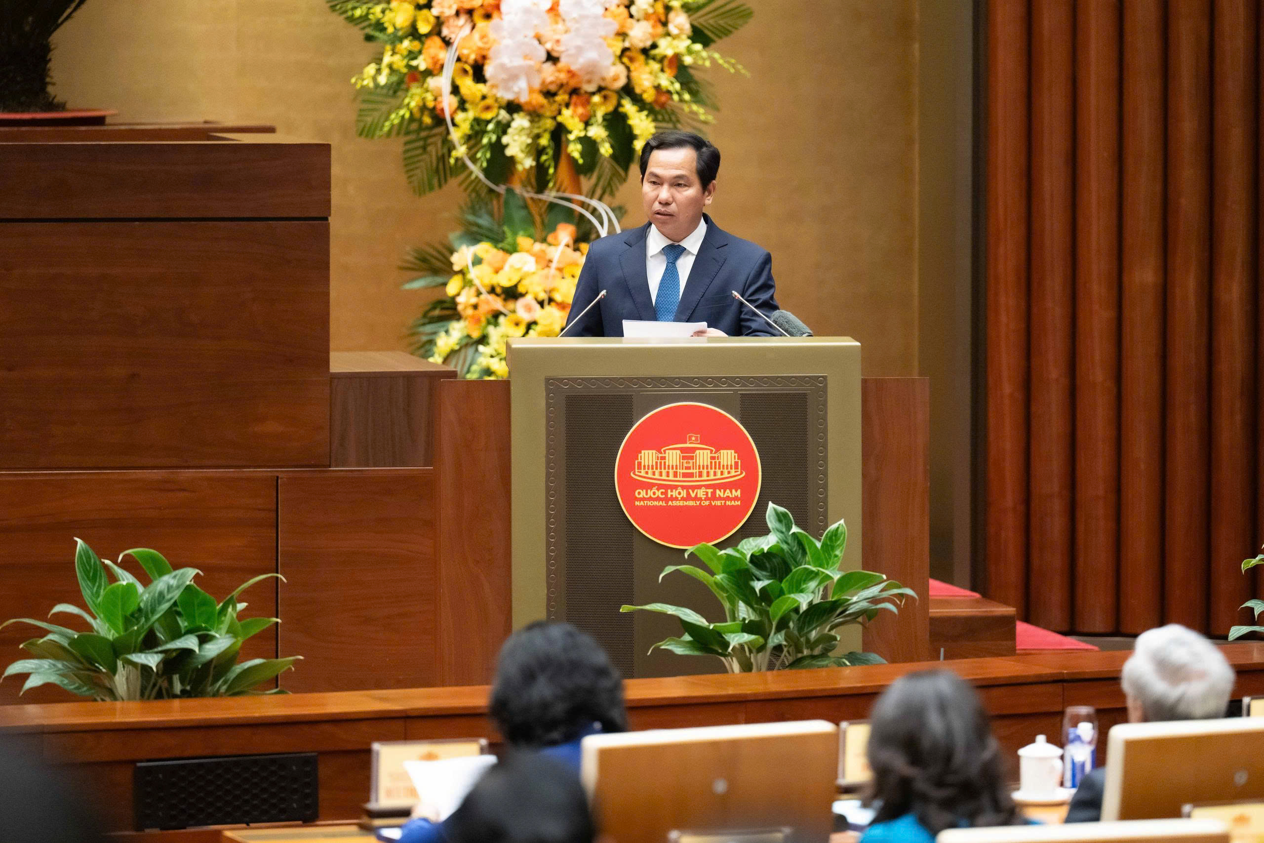 Ủy viên Hội đồng Bầu cử quốc gia, Chánh Văn phòng Hội đồng Bầu cử quốc gia Lê Quang Mạnh. Ảnh: Quốc hội.