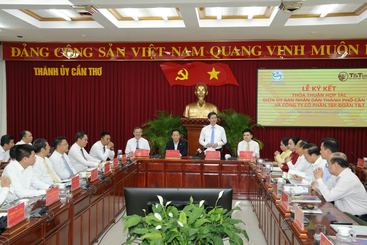 Quang cảnh lễ ký kết. Ảnh:&nbsp;T&T Group.