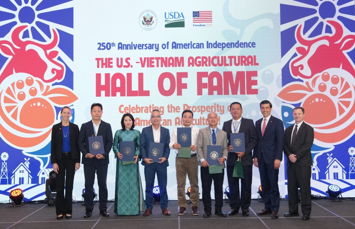 Tập đoàn Nguyên liệu Á Châu (AIG) được vinh danh tại Giải thưởng Danh vọng thương mại Nông sản Hoa Kỳ - Việt Nam.&nbsp;Ảnh: AIG.