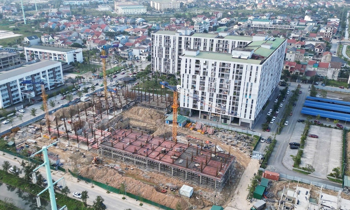 Dự án nhà ở xã hội phường Thành Sen. Ảnh: Báo Hà Tĩnh